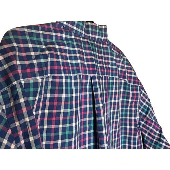 Jos. A. Bank Men's Tailored Fit Button-Down Collar Check Shirt Size XL - Picture 7 of 7